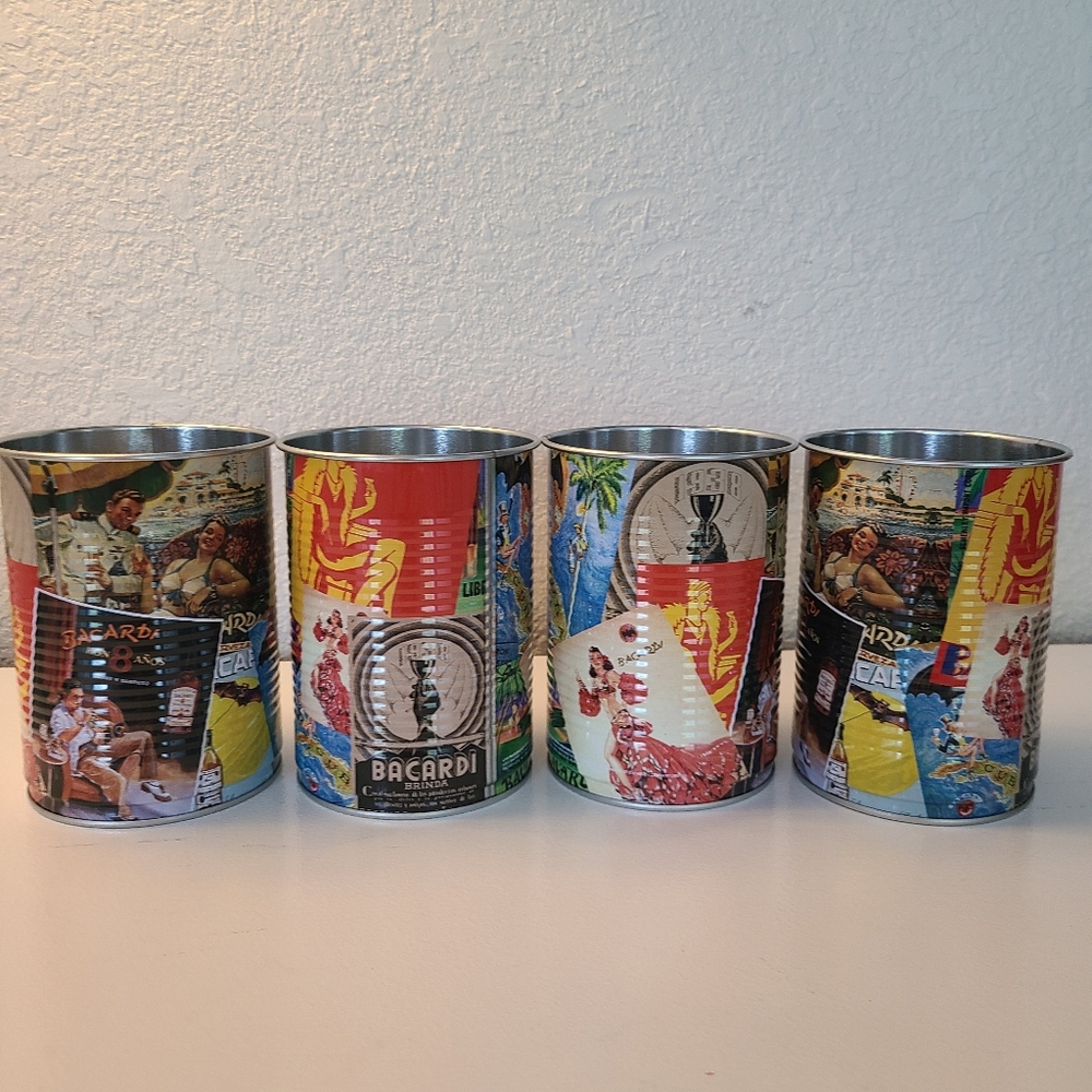 Bacardi Memorabilia Can Tin Cup 2017
